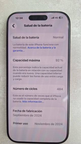 iPhone 16 Pro 128GB Negro