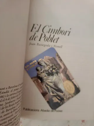 Arquitectura  Libro El Cimborri de Poblet