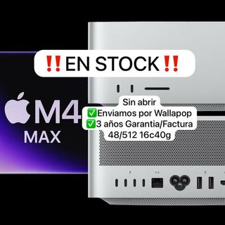 Mac Studio M4 Max 48GB 512GB SIN ABRIR
