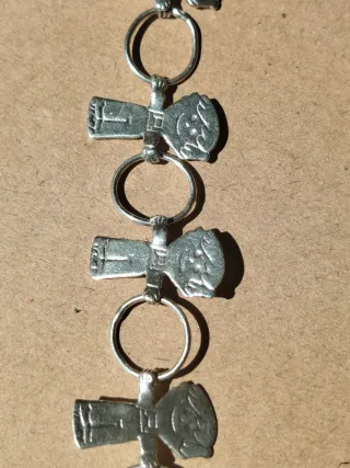 Pulsera Plata 925 dibujo niños