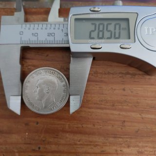 Moneda Plata Florín Australia 1947