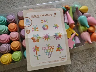 Lote 2 Juguetes Madera Mundo Diver