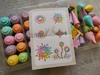 Lote 2 Juguetes Madera Mundo Diver