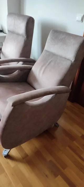 2 Sillones Reclinables Tela