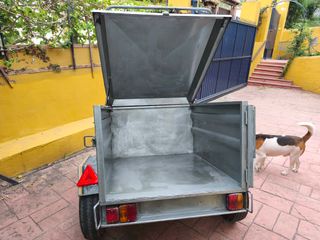 Remolque transporte perros