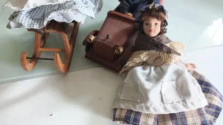 Bambole in porcellana in stile vittoriano