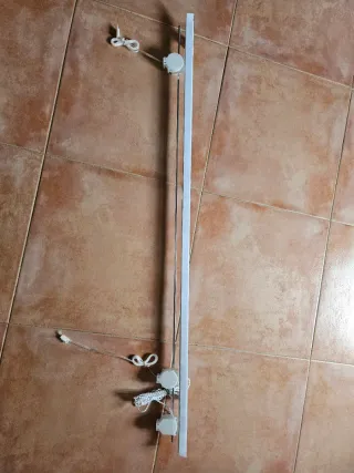 Barra estor con velcro