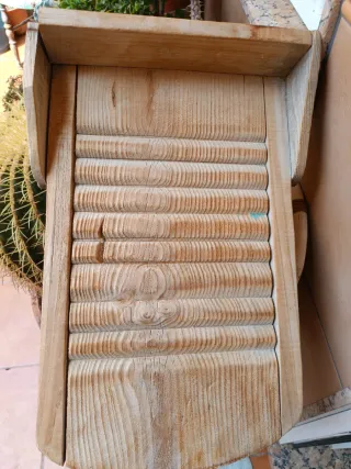 Tabla de lavar ropa de madera Último Precio