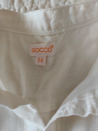 Camisa Gocco Lino Blanca 3-4 Años