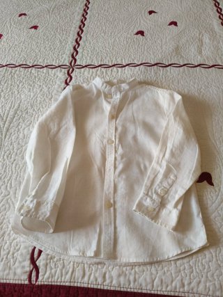 Camisa Gocco Lino Blanca 3-4 Años