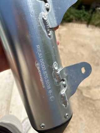 Escape silenciador Rieju MRT Homologado