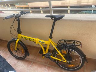 Bicicleta Plegable Moma Ricola Amarilla