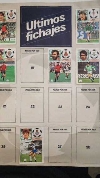 Álbum Cromos Liga 83-84 1ª División