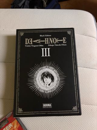 DEATH NOTE BLACK EDITION 1,2 y3 (CÓMIC MANGA)