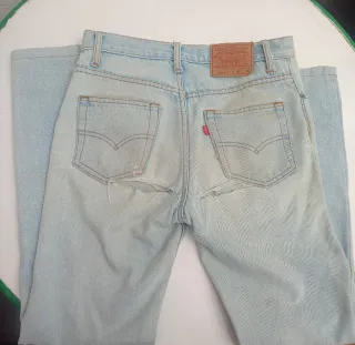 Levi's 501 Jeans W28 L36 Mujer Desgastados