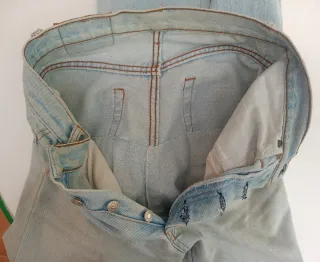 Levi's 501 Jeans W28 L36 Mujer Desgastados