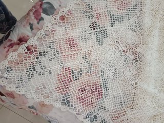 Copriletto uncinetto matrimoniale