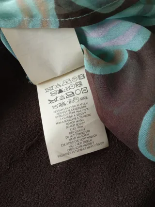 Camisa Caractere Seda Estampada