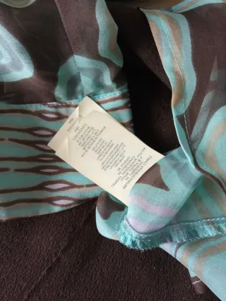 Camisa Caractere Seda Estampada