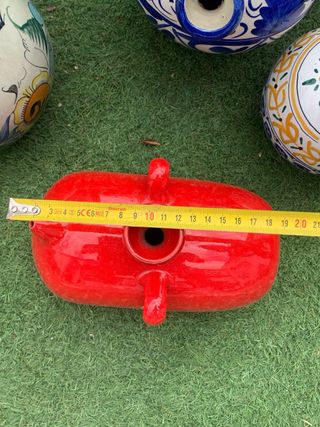 Lote 27 botijos de cerámica