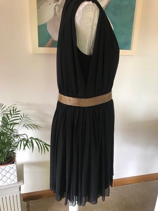 Vestido negro cóctel talla L.