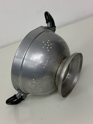 Colino scolapasta in alluminio vintage