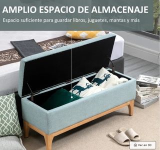 Baúl de Almacenaje para Dormitorio 72L
