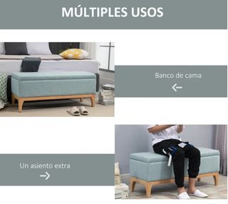 Baúl de Almacenaje para Dormitorio 72L