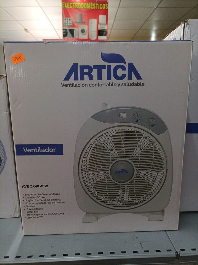 Ventilador ARTICA AVBOX40 40W