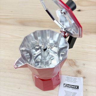 MONIX Fresa | cafetera italiana 6 tazas aluminio