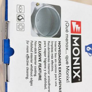 MONIX Fresa | cafetera italiana 6 tazas aluminio