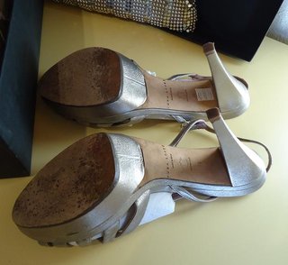 Sandalias Pura López Talla 38 Doradas