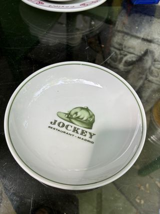 Cenicero Cerámica Jockey Madrid