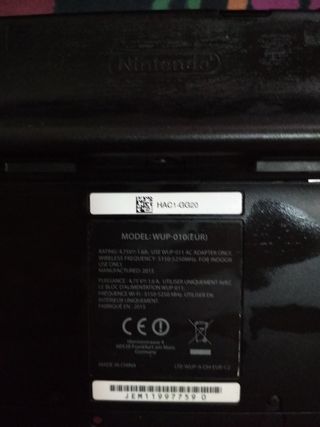 Console Nintendo Wii U Nera