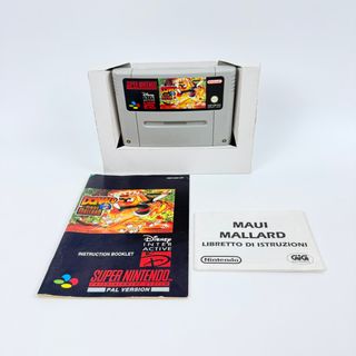 Donald Duck in Maui Mallard SNES GIG Completo PAL