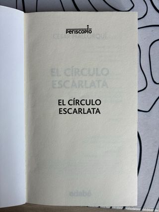 EL CÍRCULO ESCARLATA