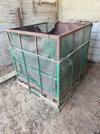 Contenedor aceitunas verdeo