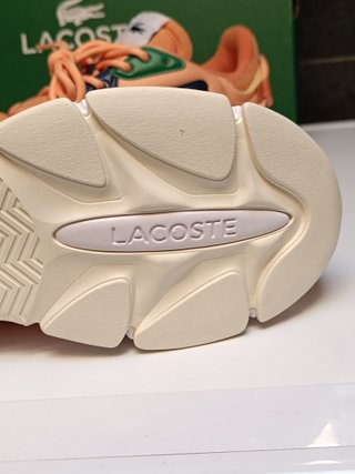 Scarpe Lacoste Uomo donna Blu/Arancioni sneakers