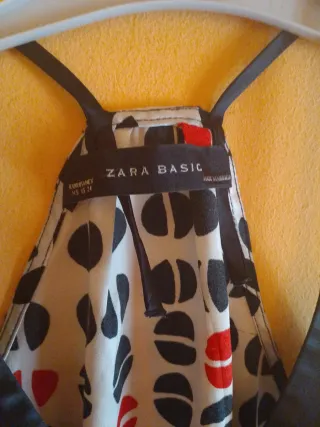 Blusa lencera Zara Talla XS Estampada