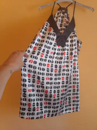 Blusa lencera Zara Talla XS Estampada