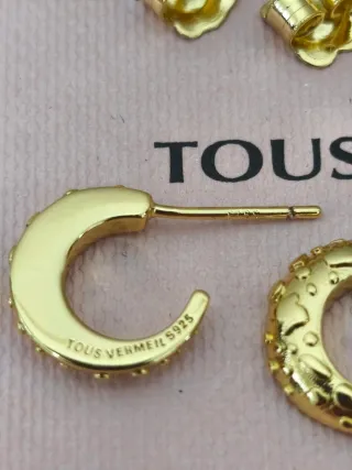 Pendientes Tous Aro Dorados