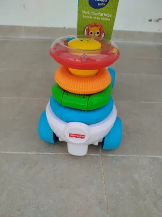 Lote 2 Juguetes:Vtech Noria Musical y correpasillo