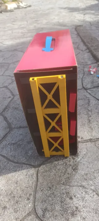Caja Juguetes Majorette City Service Antiguo