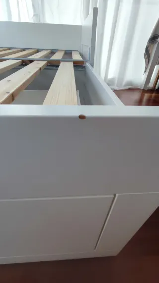 Sofá Cama Convertible BRIMNES Ikea Blanco