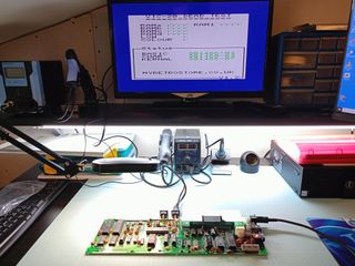COMMODORE VIC20 TEST BOARD DIP SOCKET HOLE FULL OK