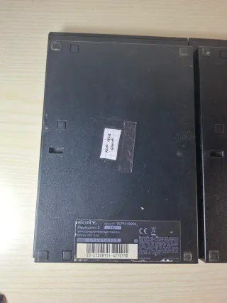 2 Console PS2 Slim Nere Non Funzionanti