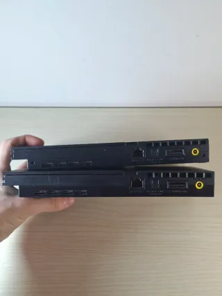 2 Console PS2 Slim Nere Non Funzionanti