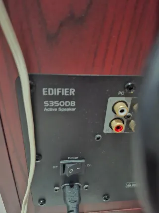 Altavoces Edifier S350DB Negro/Marrón