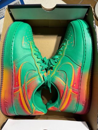 Nike Air Force 1 Stadium Green Crimson