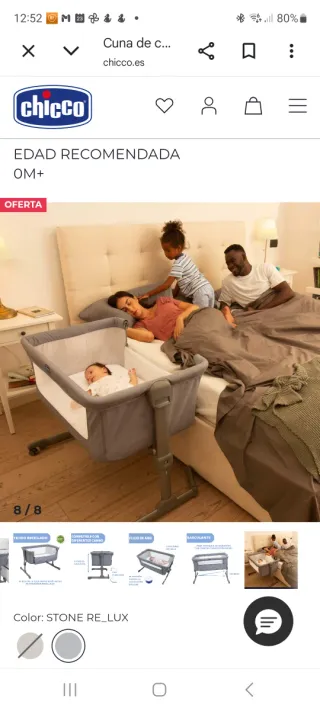 Cuna de colecho Chicco OM+